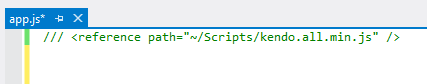 Kendo UI for jQuery script reference