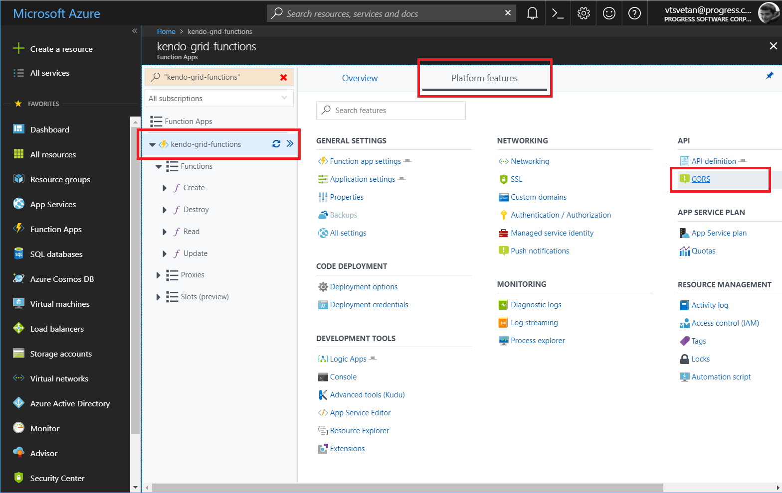 Kendo UI for jQuery Application platform features
