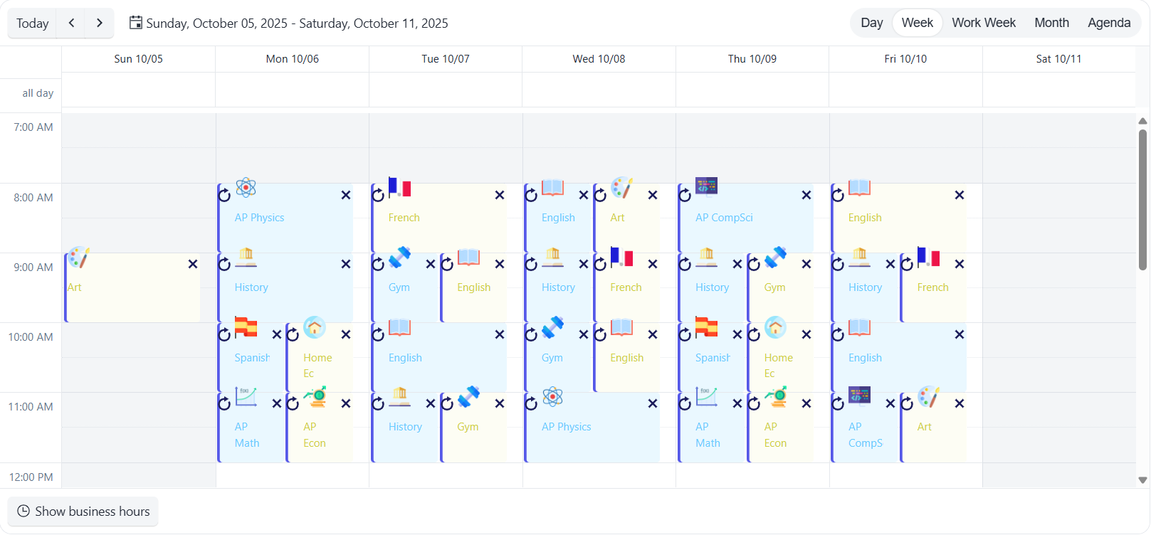 Kendo UI for jQuery Scheduler Overview