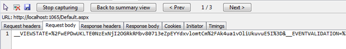 Kendo UI for jQuery Network Request Body