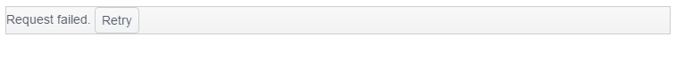 Kendo UI for jQuery PanelBar Retry Button