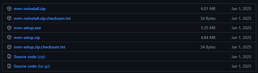 nvm-windows installer