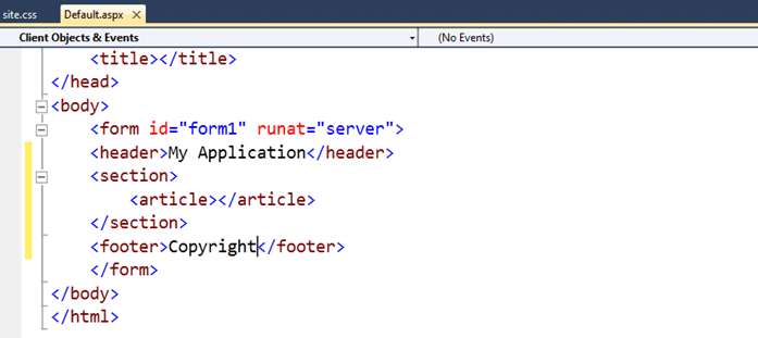 Kendo UI for jQuery Semantic Tags