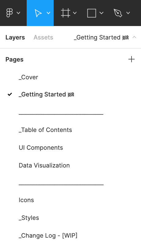 Pages in KendoReact UI Kits for Figma