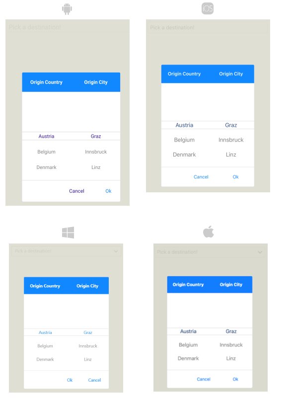 TemplatedPicker Popup Style