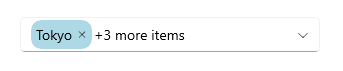.NET MAUI ComboBox Token and Show More Templates