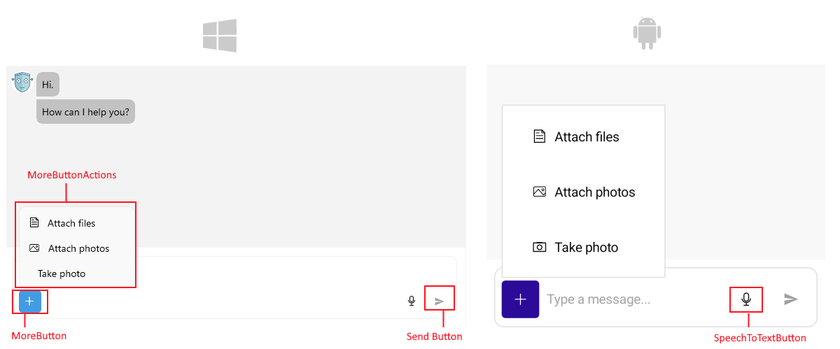 Chat Buttons Styling