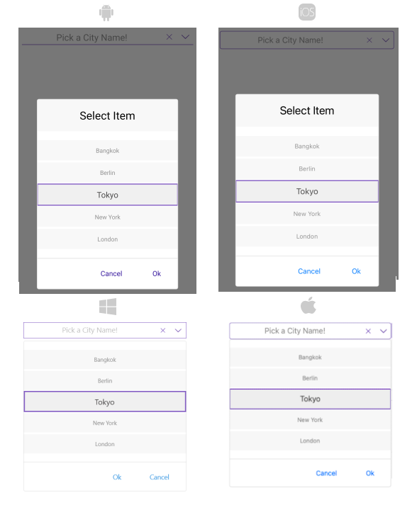 ListPicker Styling