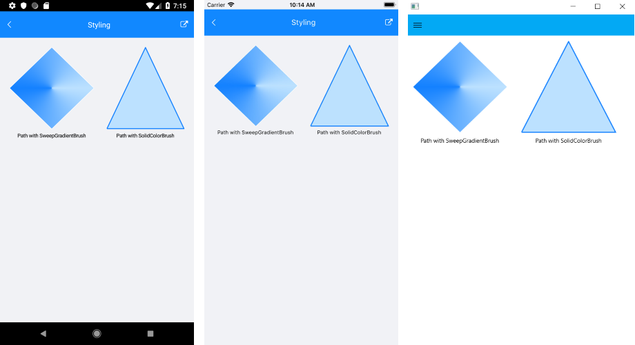 .NET MAUI Path Styling