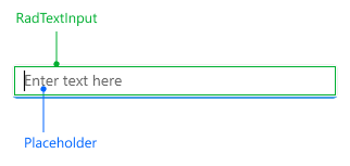 Telerik UI for .NET MAUI Entry Visual Structure