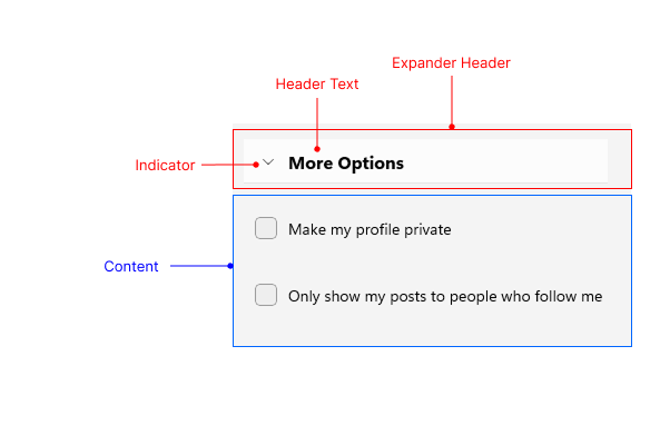 Expander Visual Structure