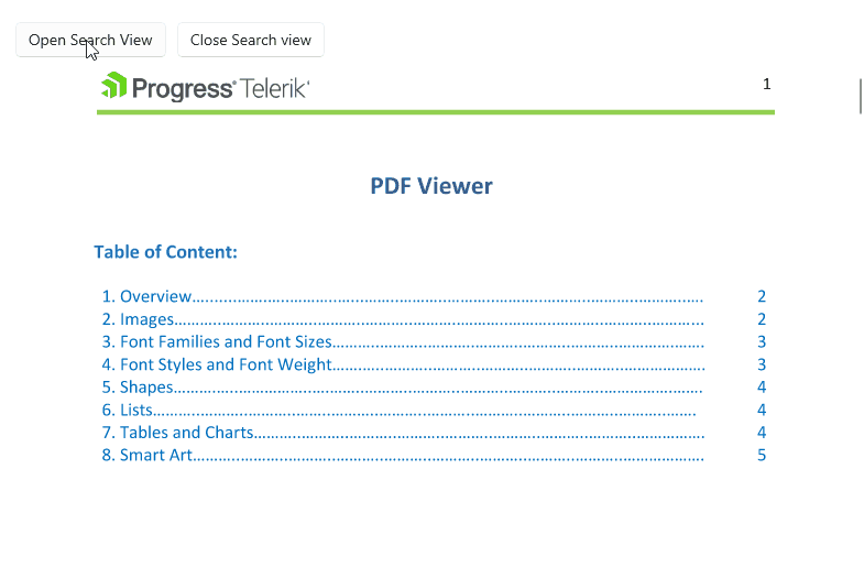 .NET MAUI PdfViewer Search Commands