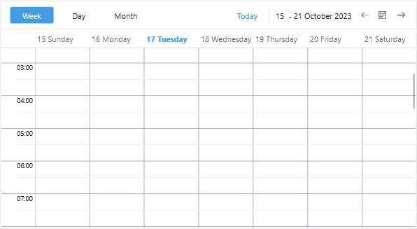 Telerik .NET MAUI Scheduler Lines Styling