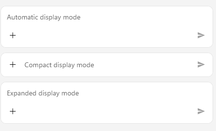 .NET MAUI PromptInput Display Mode