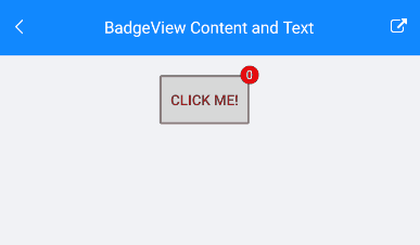 BadgeView Badge Content