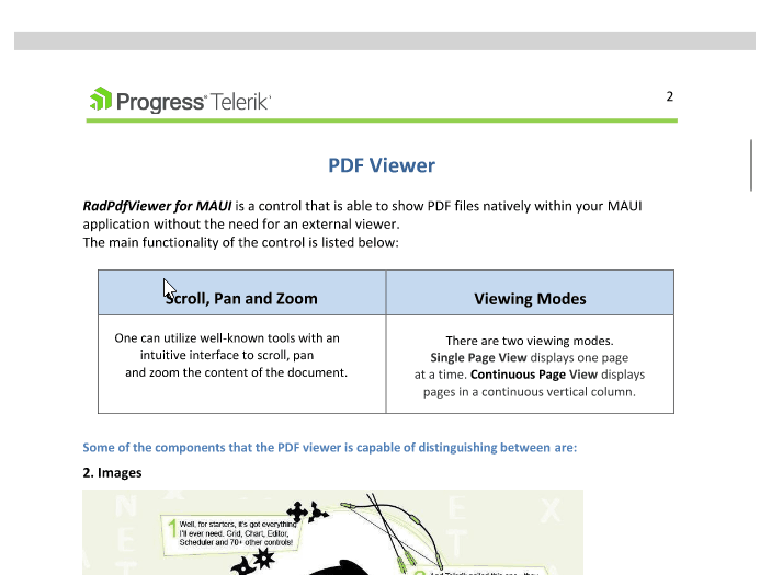 Telerik UI for .NET MAUI PDF Viewer Selection on Desktop