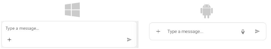.NET MAUI PromptInput Overview