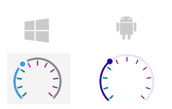 Telerik CircularSlider for .NET MAUI Ticks Styling