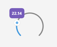 Telerik CircularSlider for .NET MAUI Tooltip