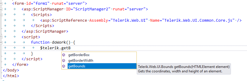use static methods intellisense with old language service