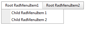 Default RadMenu look