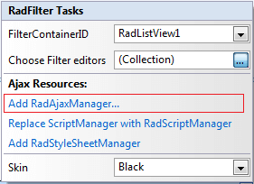Add RadAjaxManager