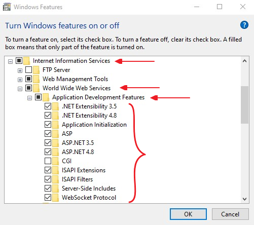 Windows features
