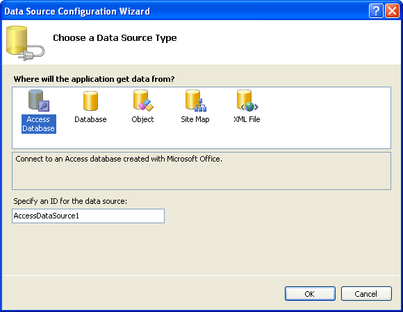Data Source Configuration Wizard