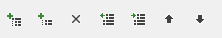 RadMenu Item Builder toolbar