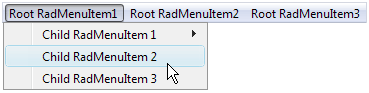 RadMenu Downward Expansion