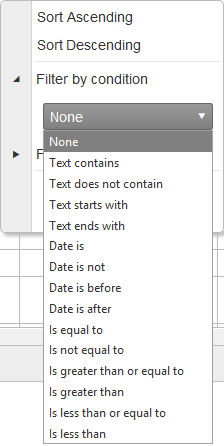 Filter By Condition