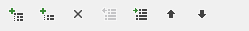 Item builder toolbar