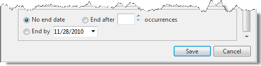 Recurrence Range