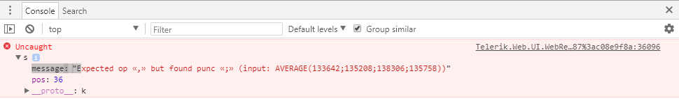 punc error image