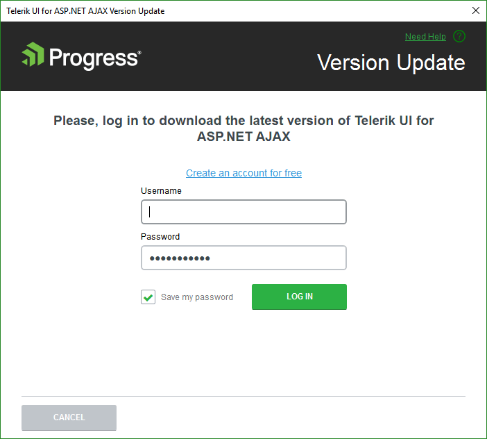 Latest Version Acquirer: Login