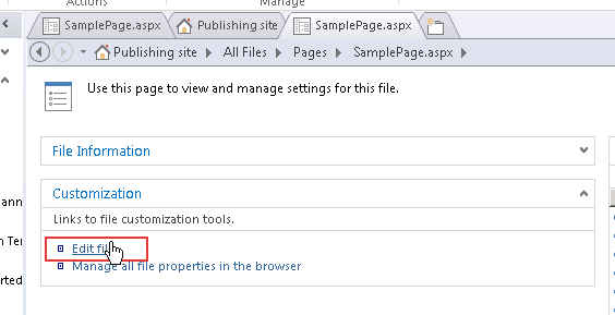 sp 2013-select-edit-file-in-designer