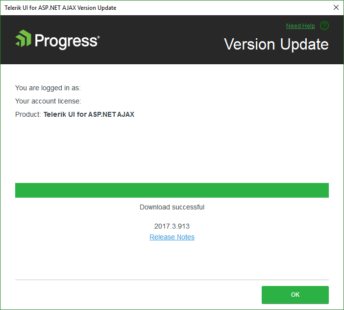 Latest Version Acquirer: Download successful