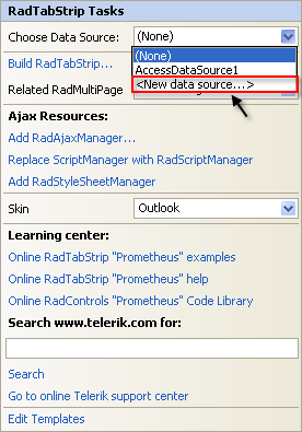 New DataSource