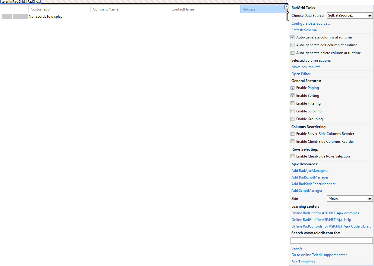 Visual Studio Support