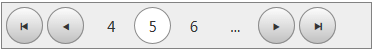 Responsive DataPager Ex2 Under 768px