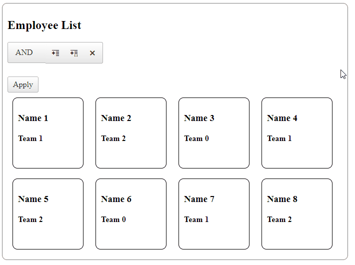 ListView Filtering