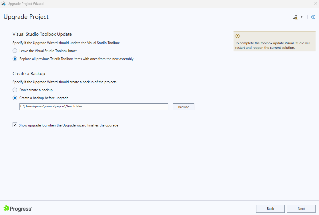 Update Toolbox