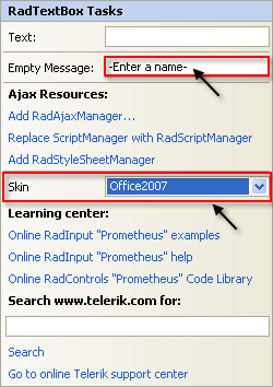 Empty Message and Skin