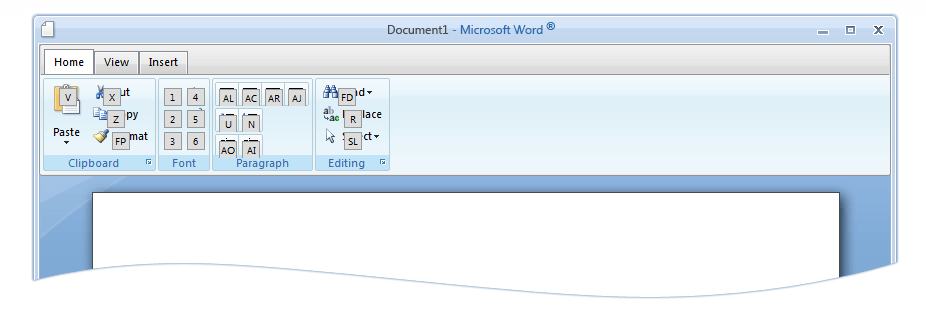 RibbonBar Keyboard Support
