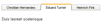 Bound TabStrip