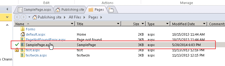 sp 2013-select-page-in-designer