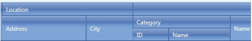 grid Multi Column Headers