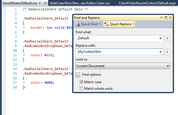 radsocialshare-find-and-replace