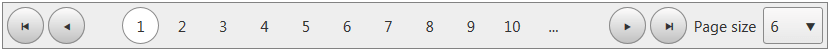 Responsive DataPager Ex1 Above 768px