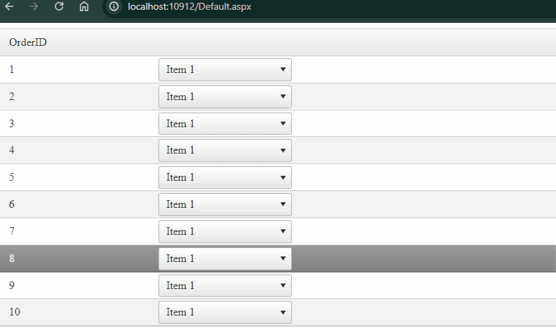 DropDownTree in Grid